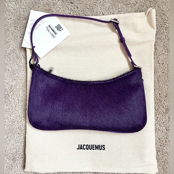 ❌❌ SOLD ❌❌💜JACQUEMUS- Purple Le Raphia ‘Le Bisou’ Bag - Picture 4 of 10